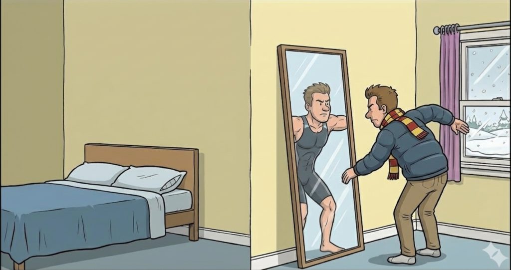 Hình 3: Phương pháp "Mirror Drill" - Tự chỉnh sửa kỹ thuật quạt tay thông qua quan sát.